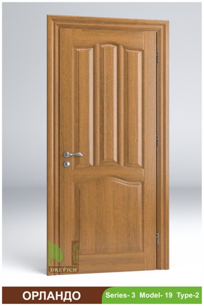 Interior doors made of oak